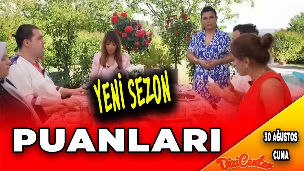 30 Ağustos Cuma Zuhal Topal’la Yemekteyiz Puanları %100 Açıklandı!