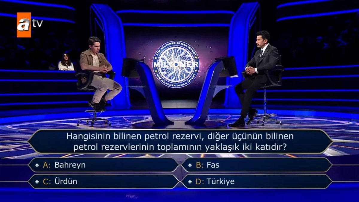 300 bin TL'lik petrol sorusu gündem oldu! İşte, Kim Milyoner Olmak İster'e damga vuran soru