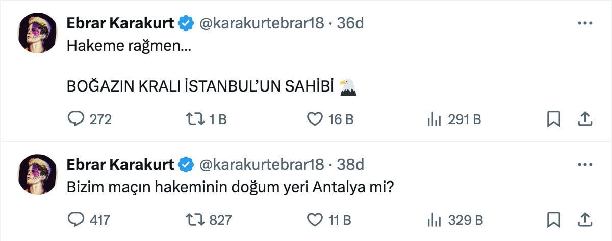 Ebrar Karakurt'un Hakem Eleştirisi