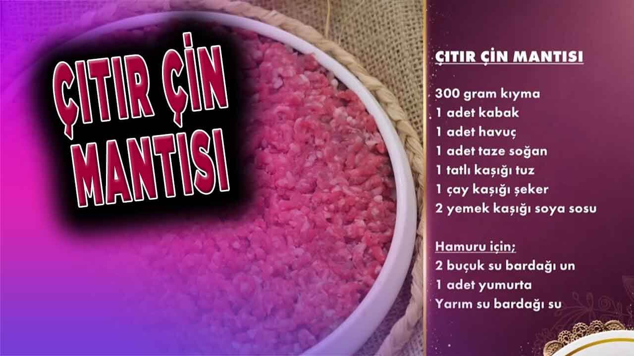 Çıtır Çin Mantısı Malzemeleri