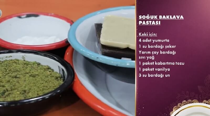 Gelinim Mutfakta Soğuk Baklava Pastası Tarifi (Videolu) 2023